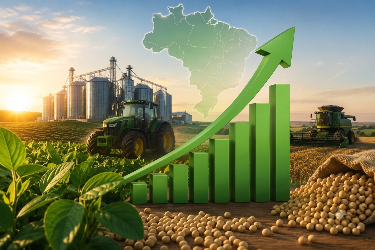 Agronegócio brasileiro cresce 4,7% no cenário empresarial 