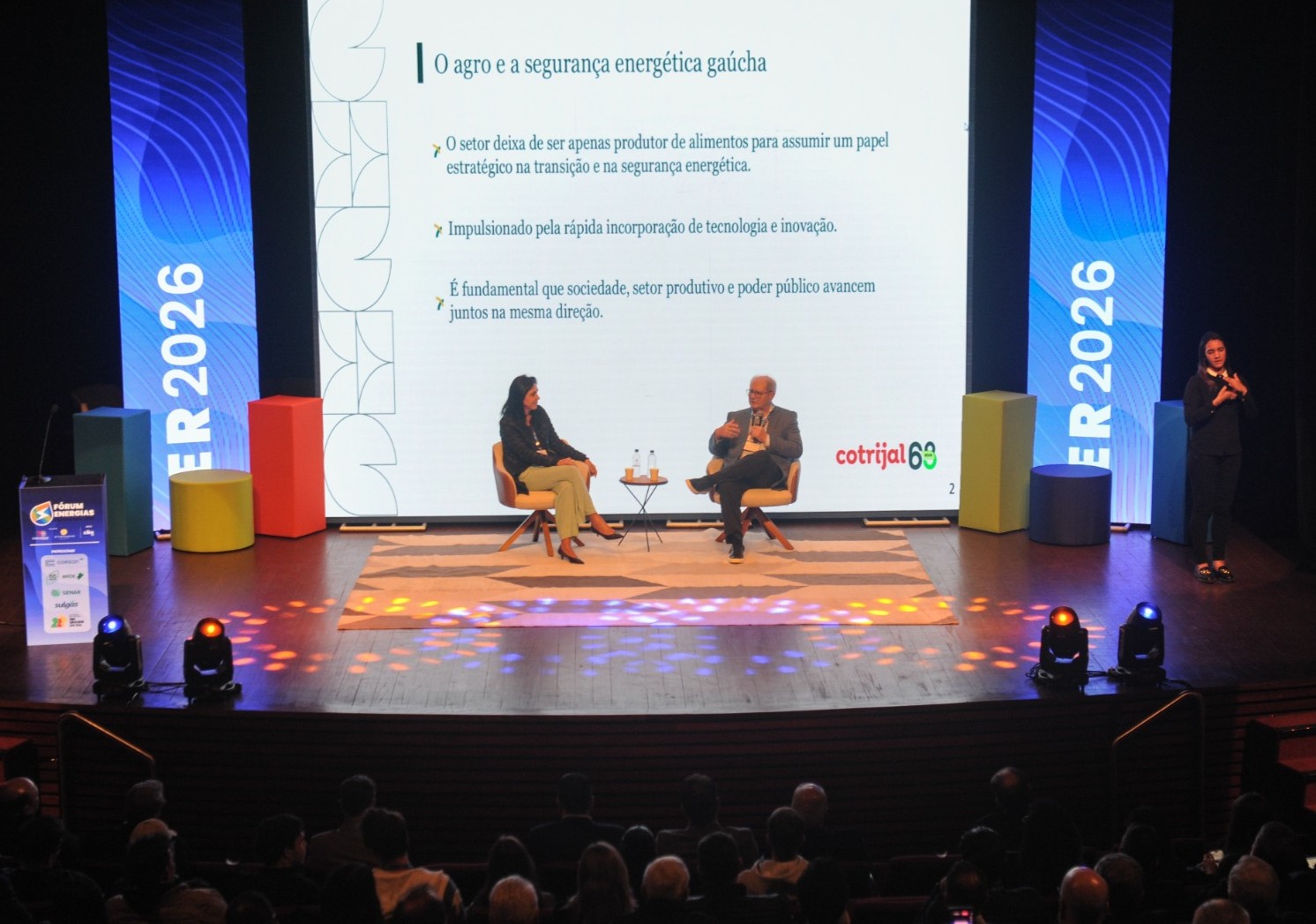Presidente da Cotrijal apresenta Soli3 durante Fórum de Energias Renováveis